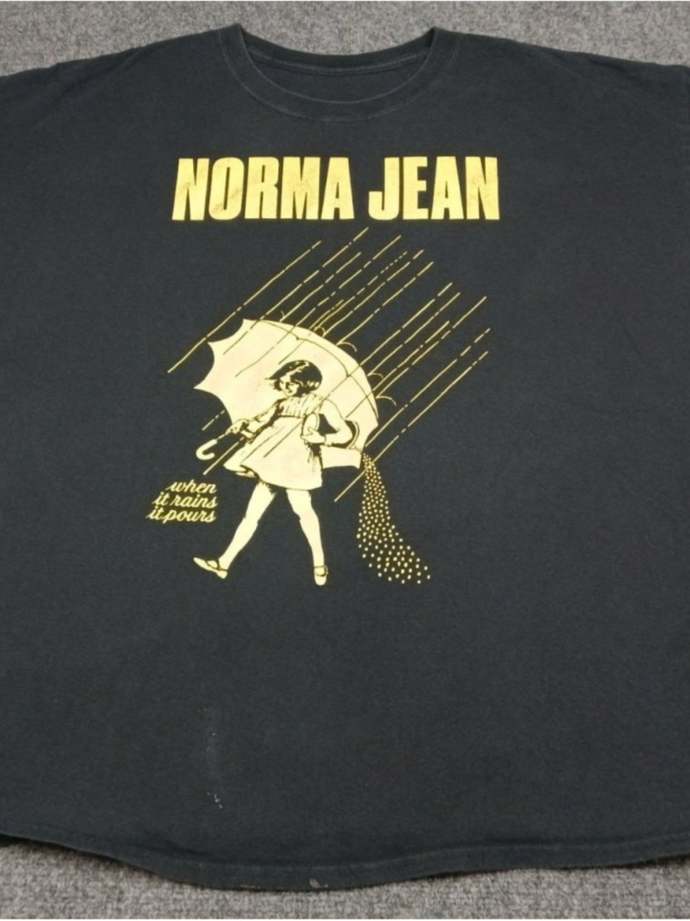 Norma Jean Graphic Band Tee - Black